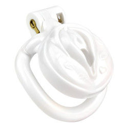 CockLock Cage de Chasteté Sissy Kiss 3.5 x 3.8cm Blanc